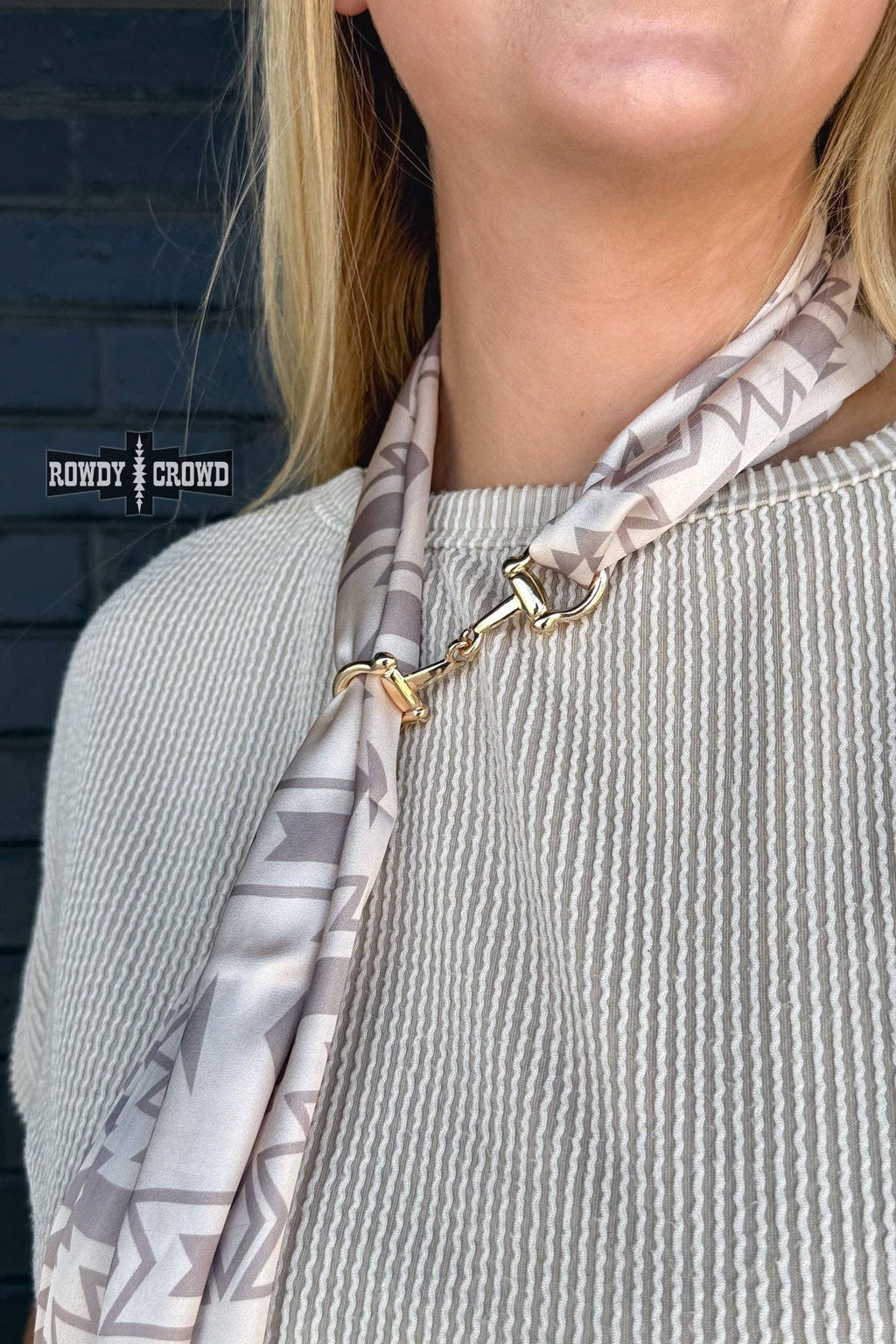 Rowdy Crowd Clothing - Snazzy Snaffle Scarf Slide