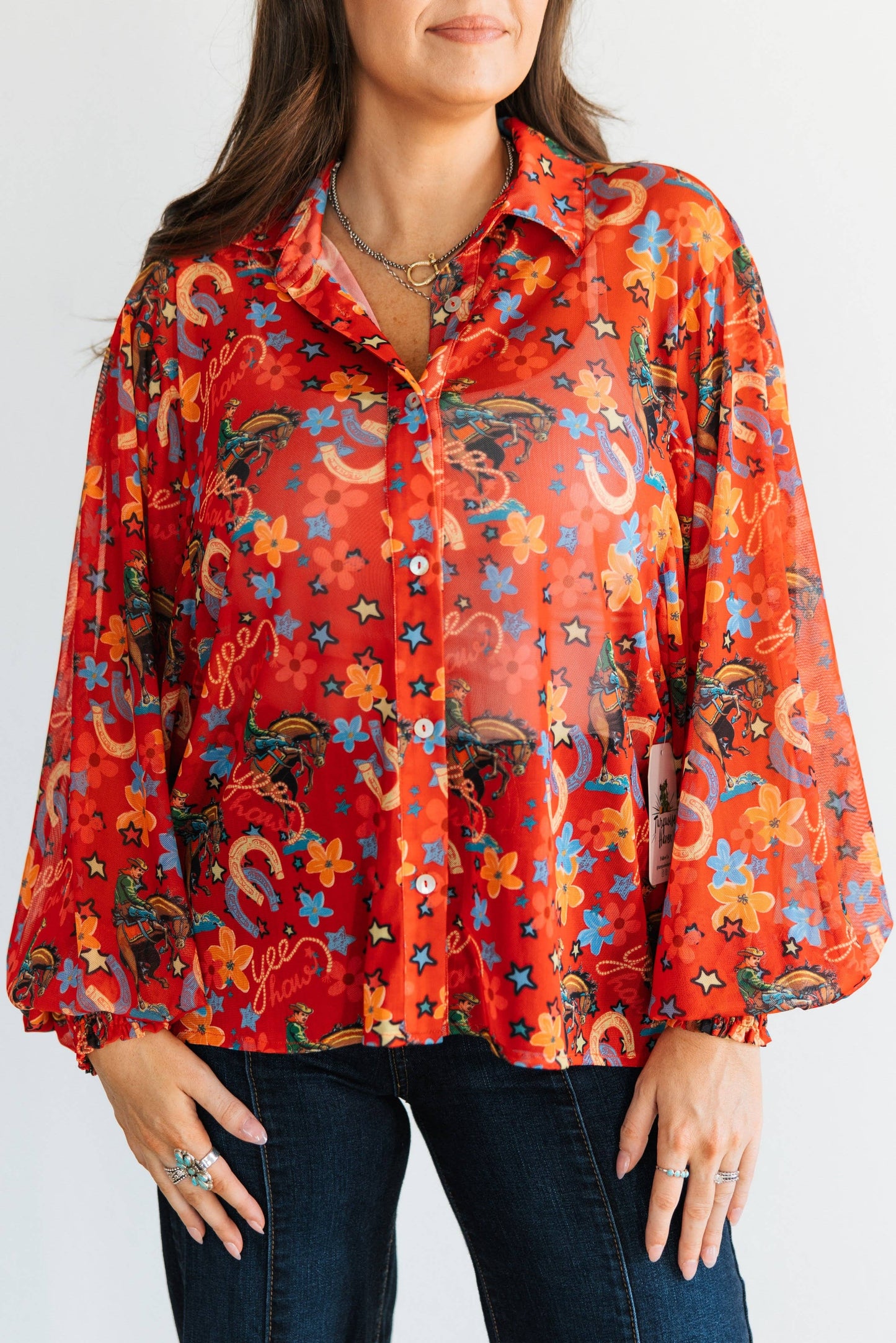 Turquoise Haven - TH23 S227 RED HORSESHOE (1 Piece)