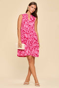 Wrinkle-Free Comfort Tiered Dress
