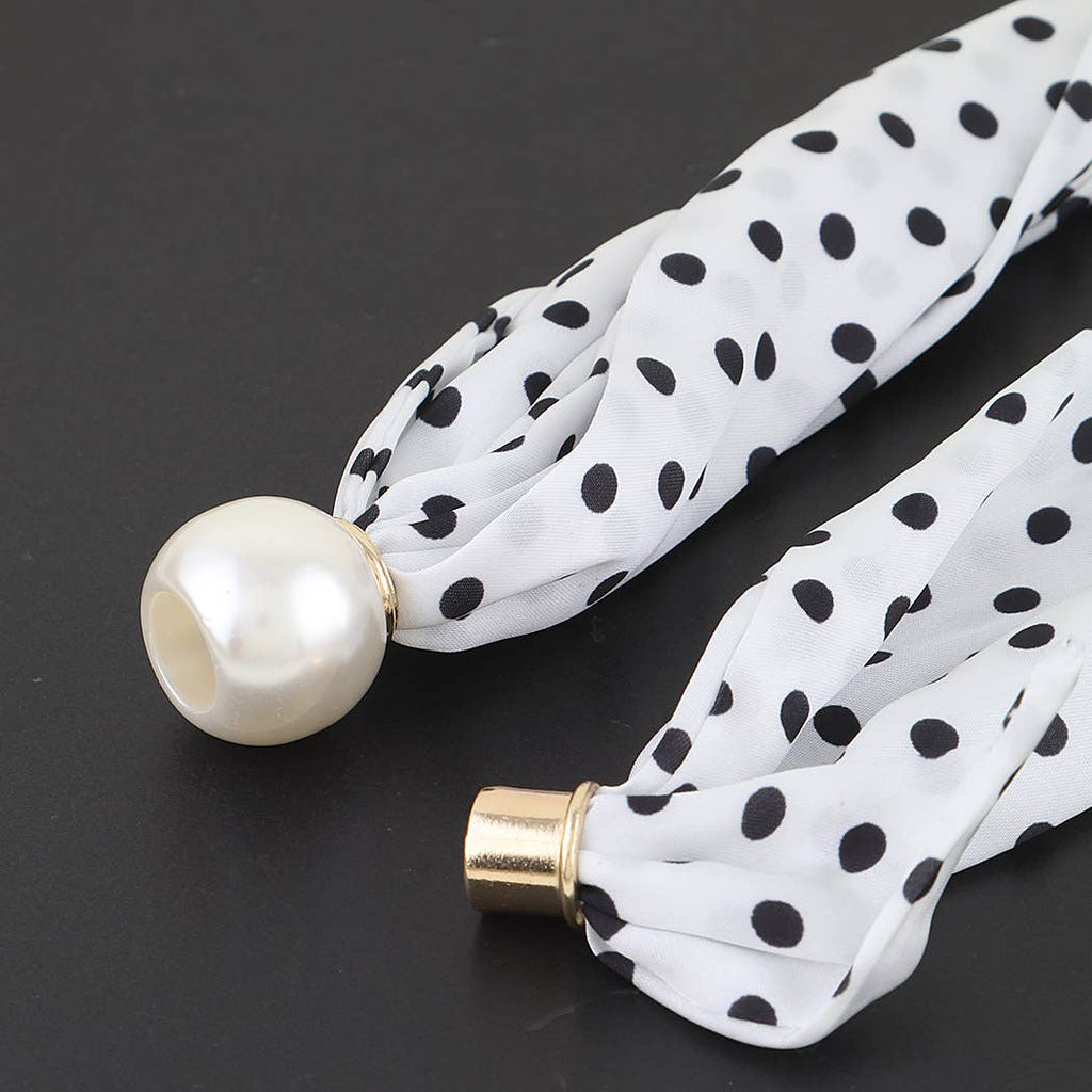 3AM BY H&D ACCESSORIES - Classic Polka Dot Scarf Wrap Necklace