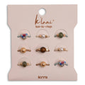 K'lani hair tie bracelets - "Terra' Earth Tones Hair Tie Rings