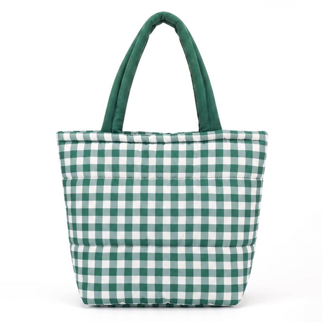 3AM BY H&D ACCESSORIES - Gingham Quilted Puffer Tote
