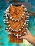 Jaci Stack – High-Quality White Buffalo & Sterling Silver Necklaces