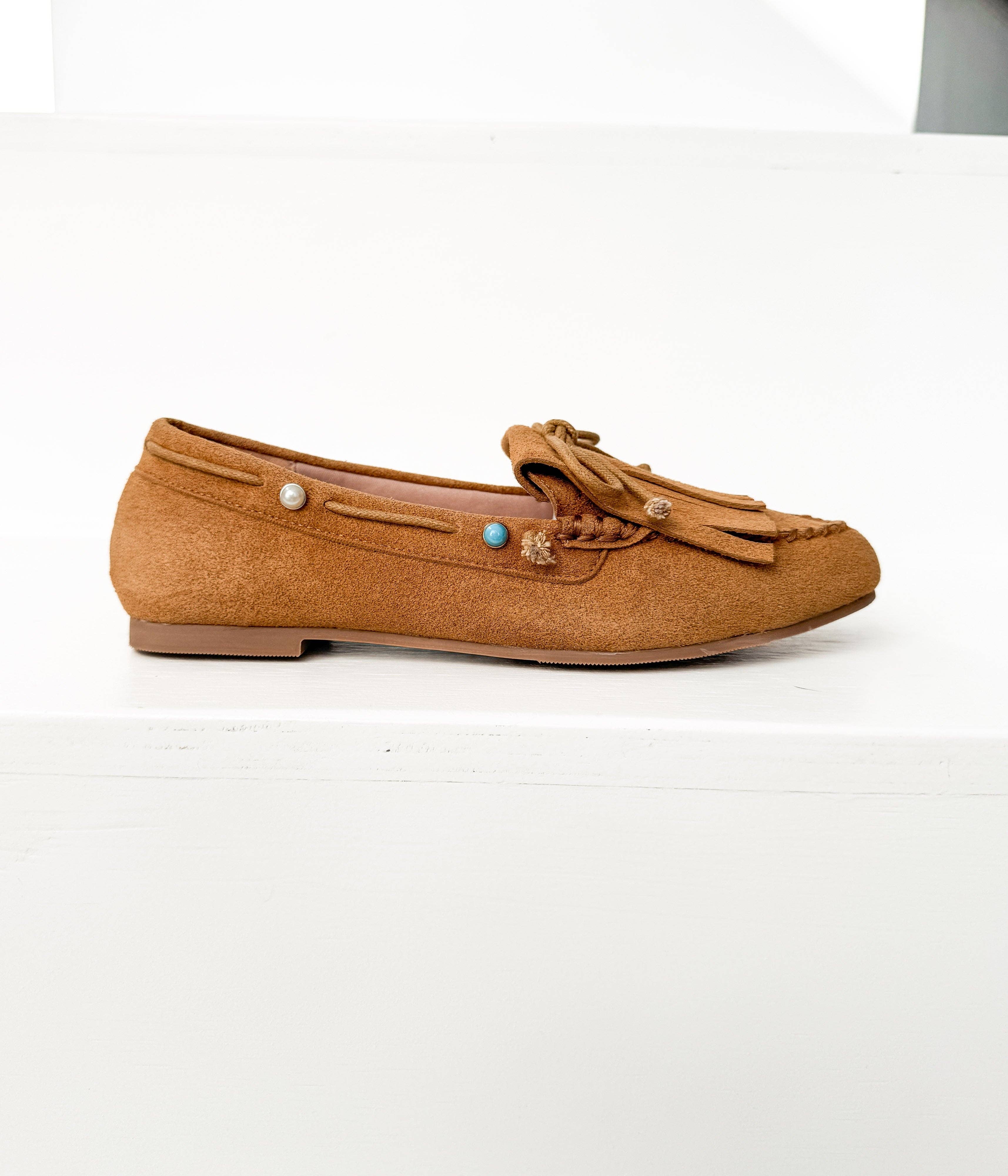 Moccasin Flats in Tan