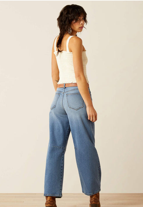 Ariat- Ultra High Rise Jazmine Barrel Jean-Fairfield