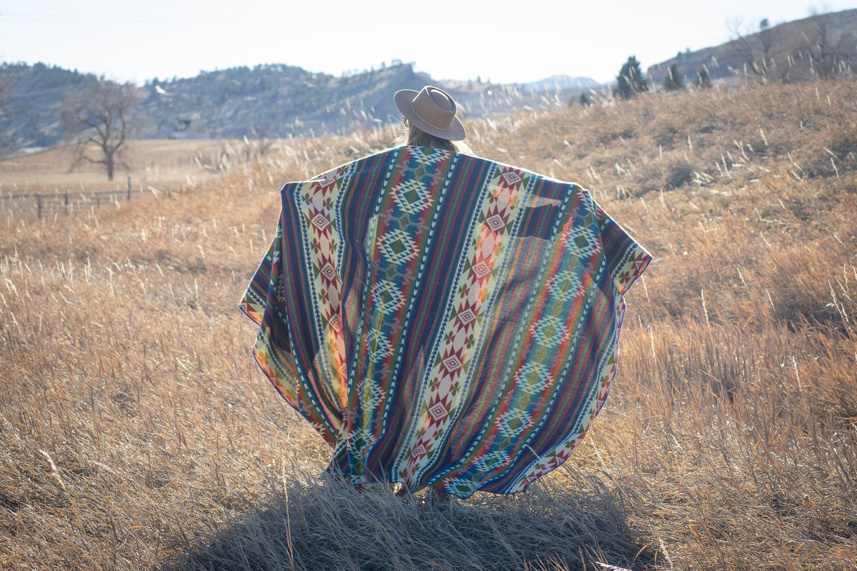 Andean Alpaca Wool Blanket - Galapagos