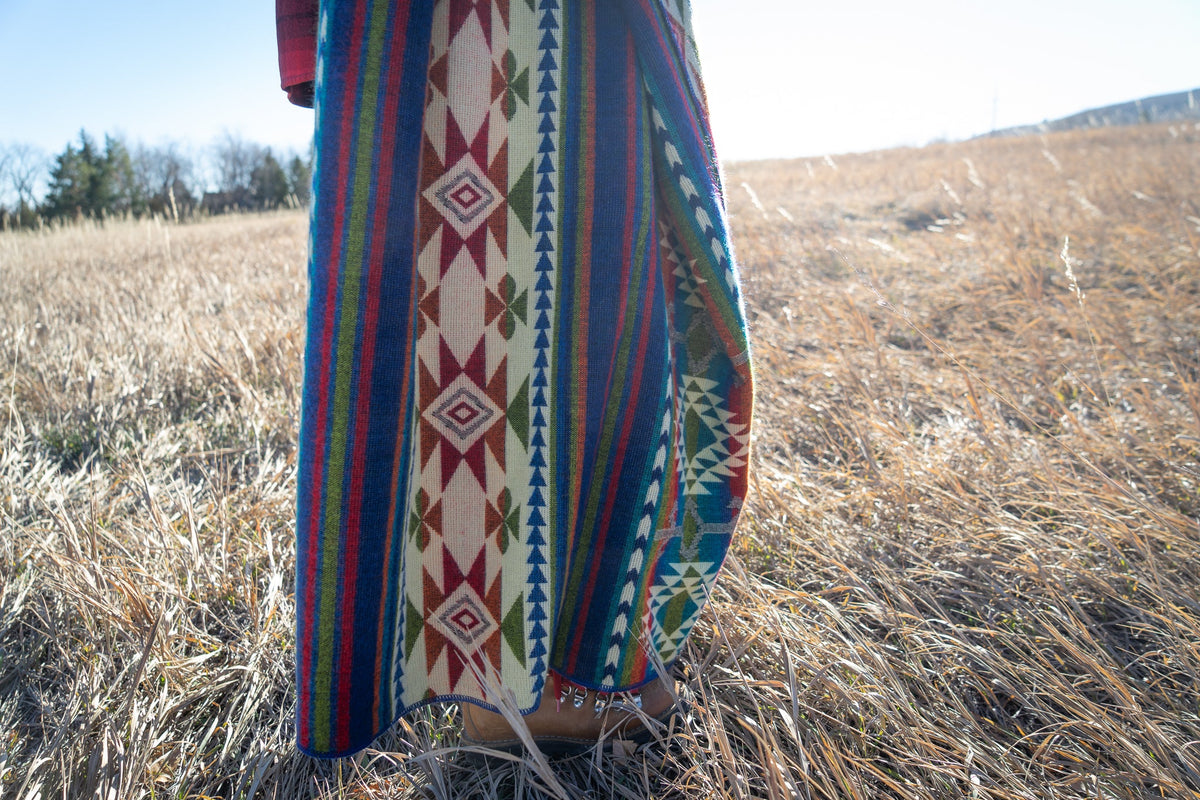 Andean Alpaca Wool Blanket - Galapagos