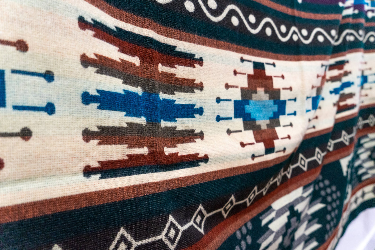 Andean Alpaca Wool Blanket - Evergreen