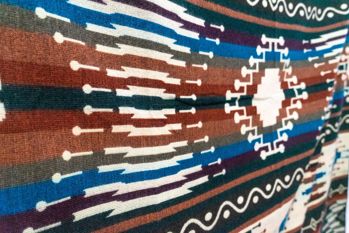 Andean Alpaca Wool Blanket - Evergreen