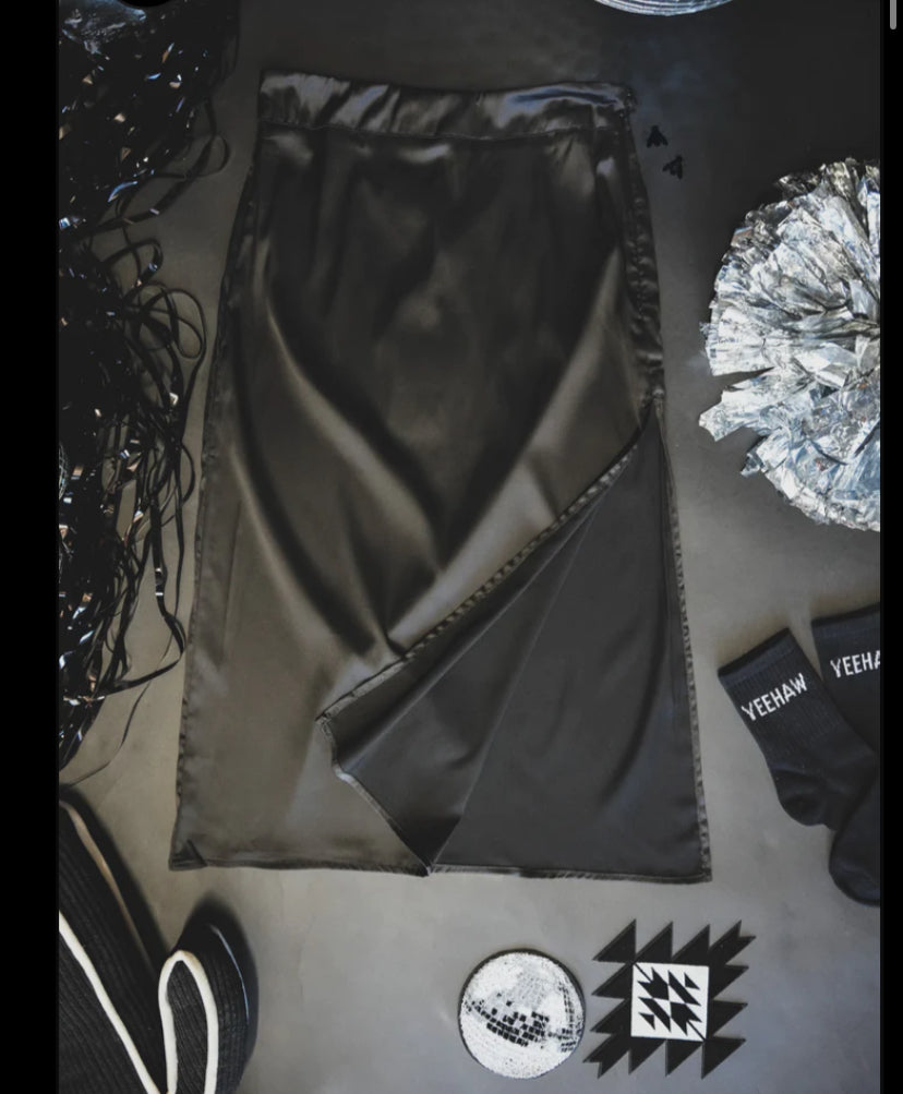 SLITASTIC SKIRT *MIDNIGHT