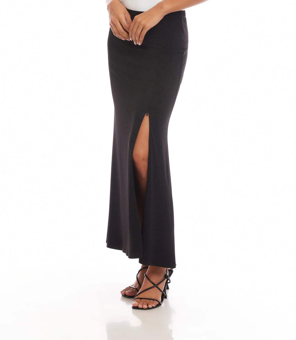 Travel Jersey Adjustable Zip Skirt