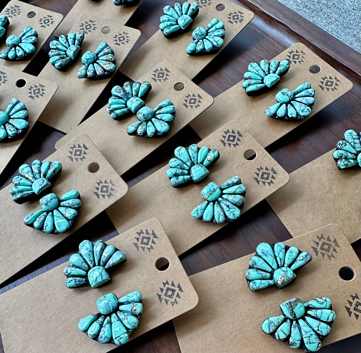 Shop B.A Wear - Concho Stud Earrings