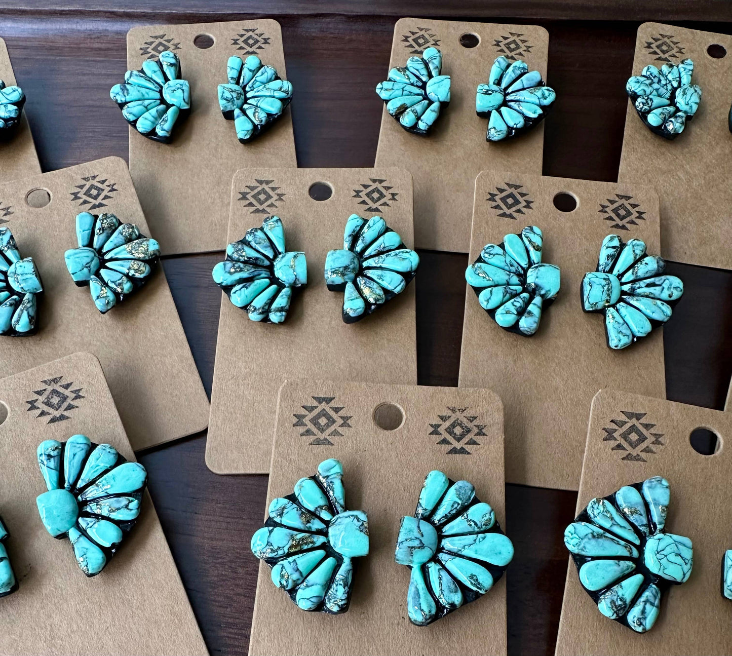 Shop B.A Wear - Concho Stud Earrings