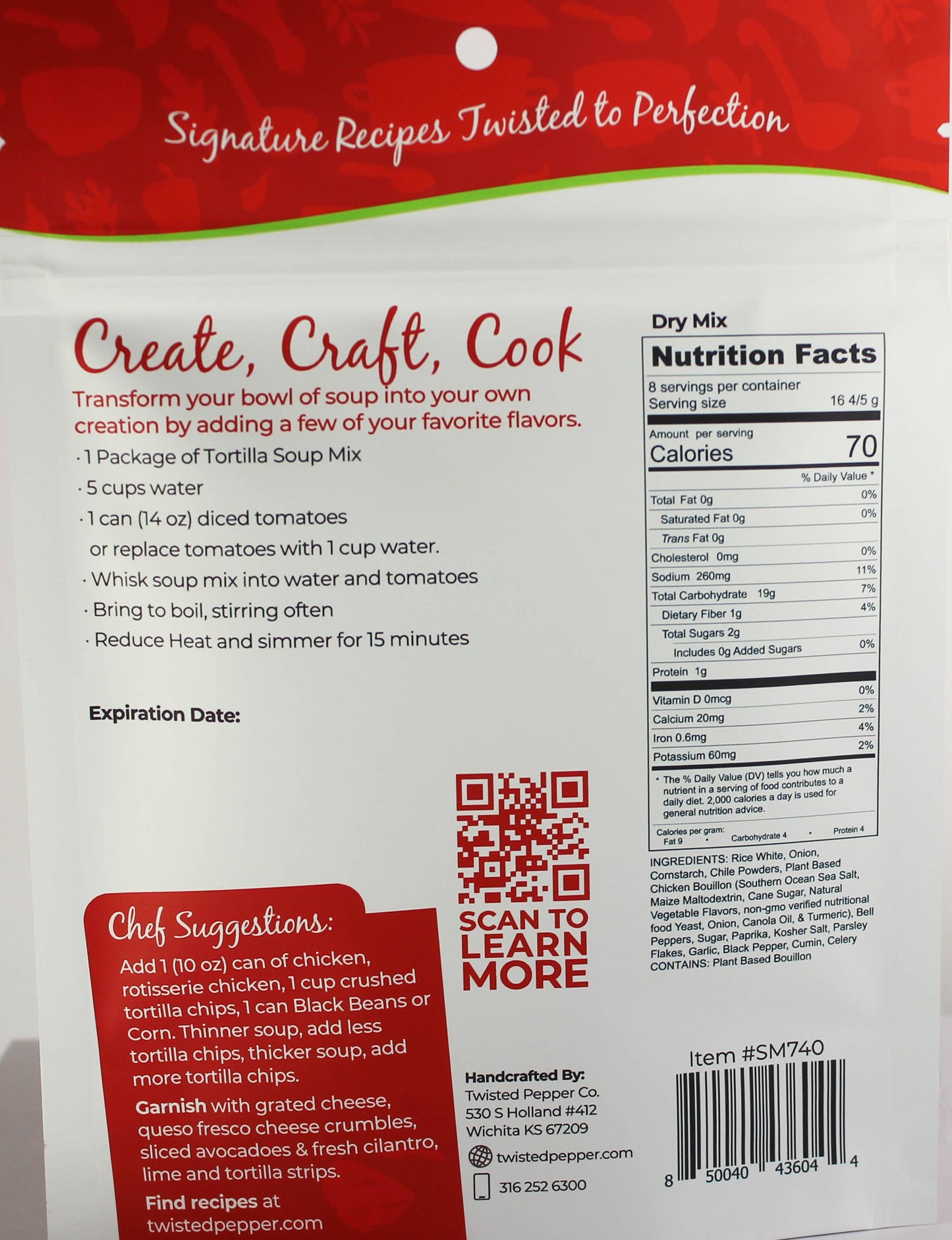 Twisted Pepper Co - Tortilla Soup Mix