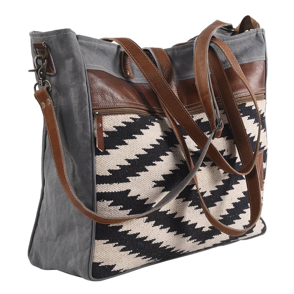 Weekender Upcycled Canvas Ladies Bag