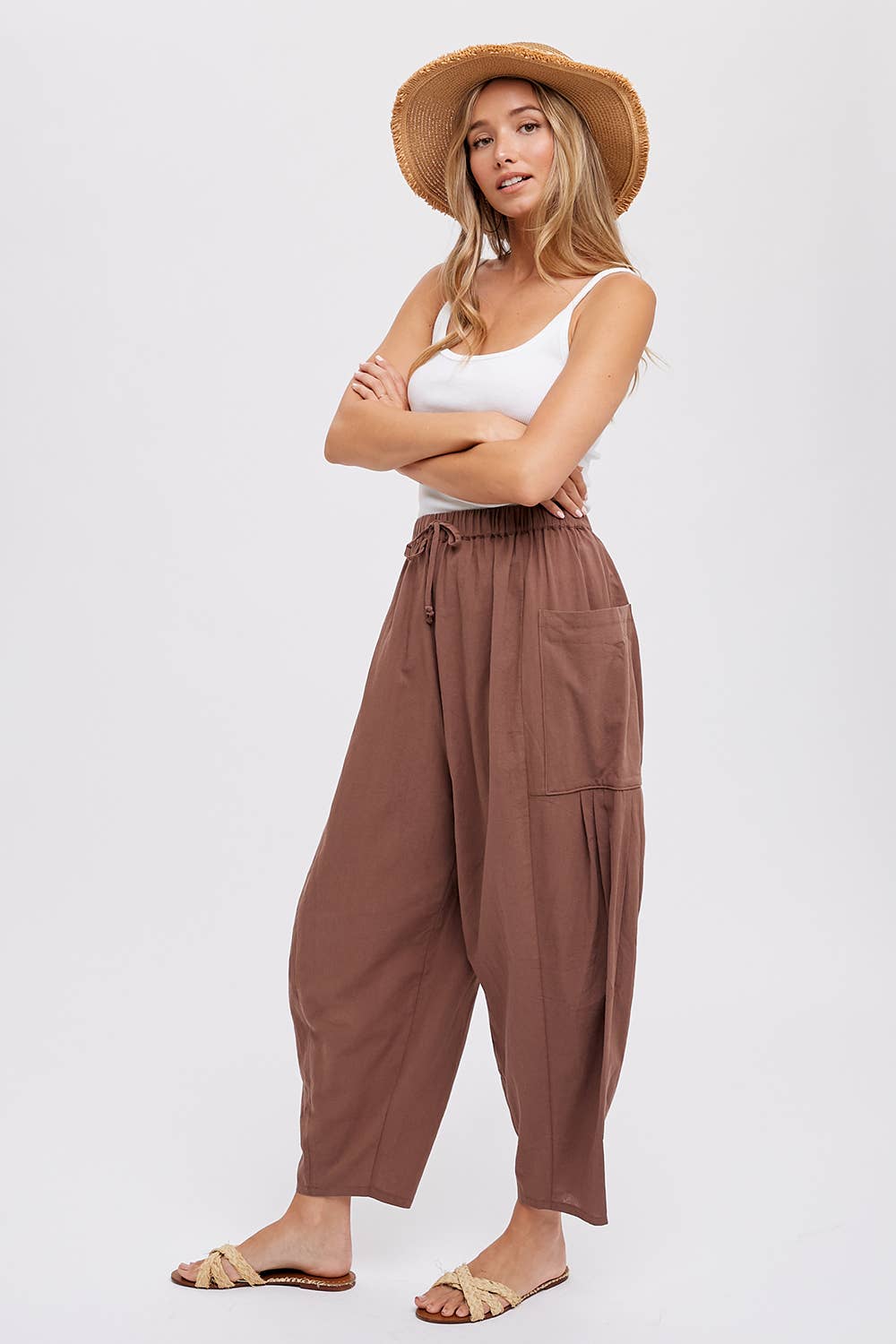 EFFORTLESS HAREM PANTS