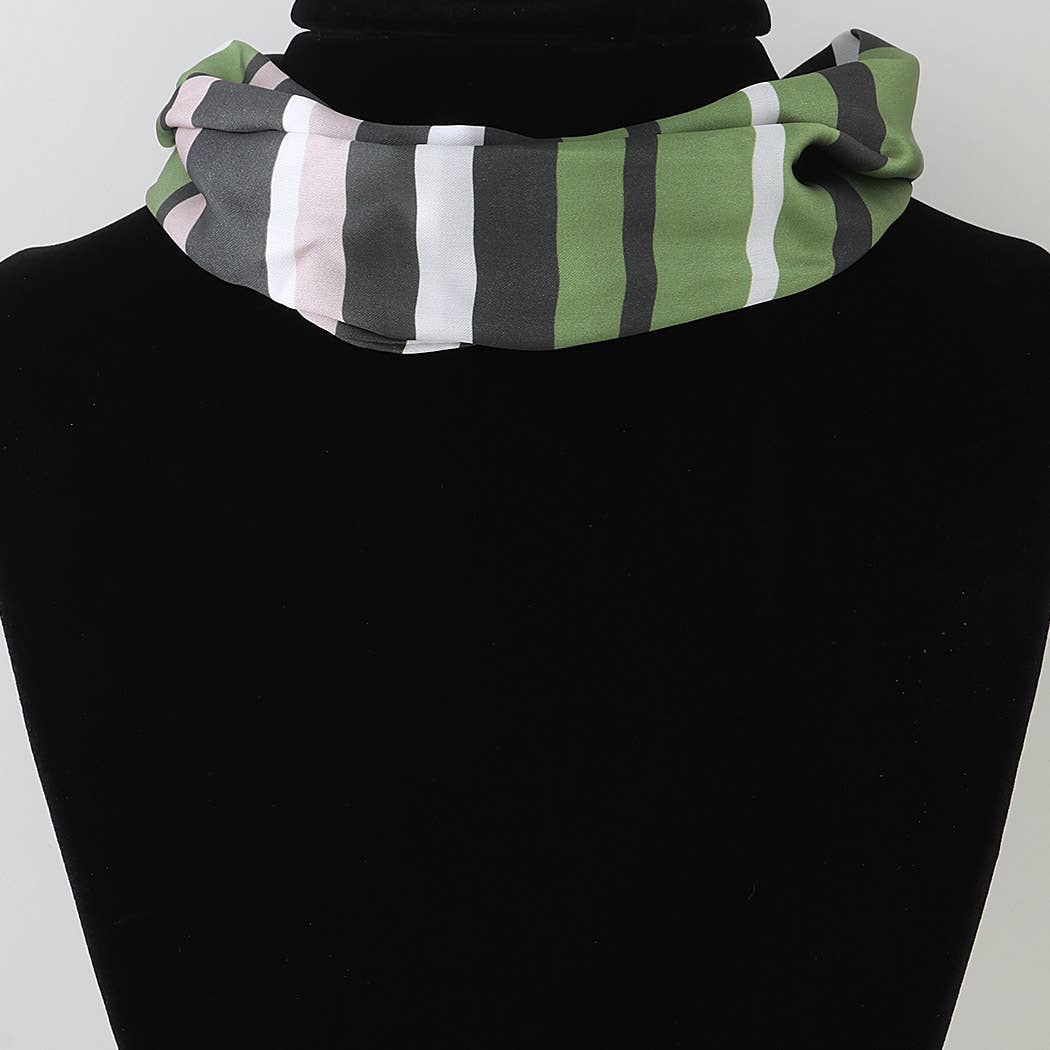 3AM BY H&D ACCESSORIES - Scarf Pearl Slider Choker Necklace