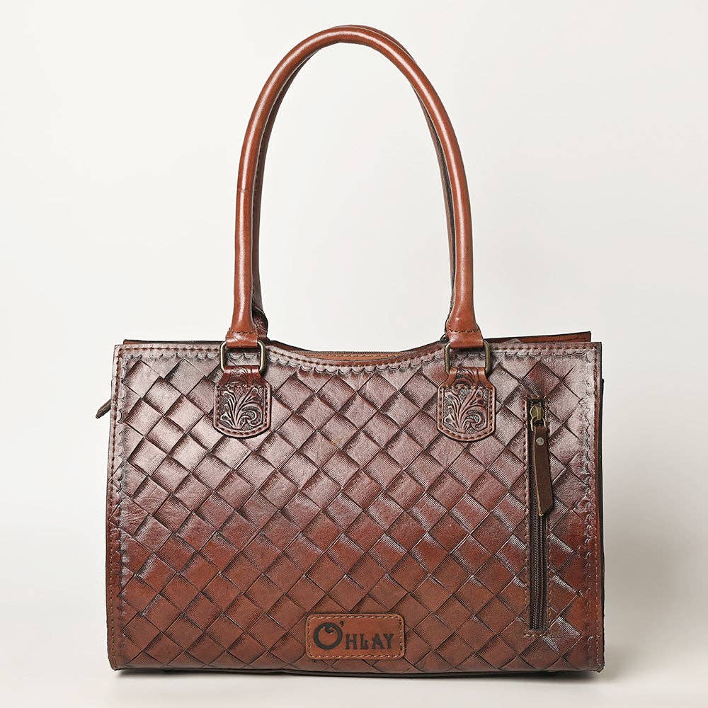 Tote Genuine Leather women bag western Bag