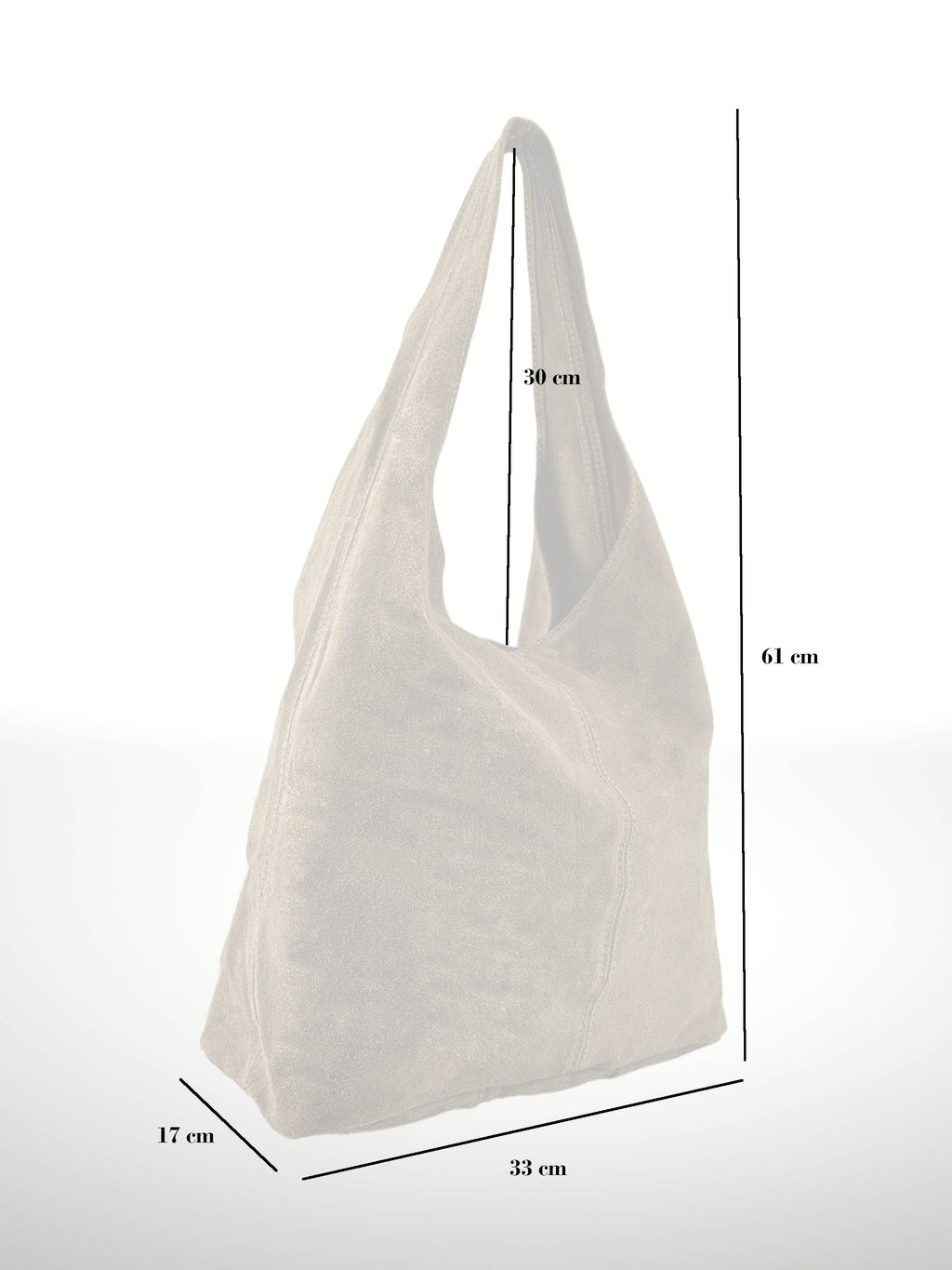 Suede Leather Bag Silvia