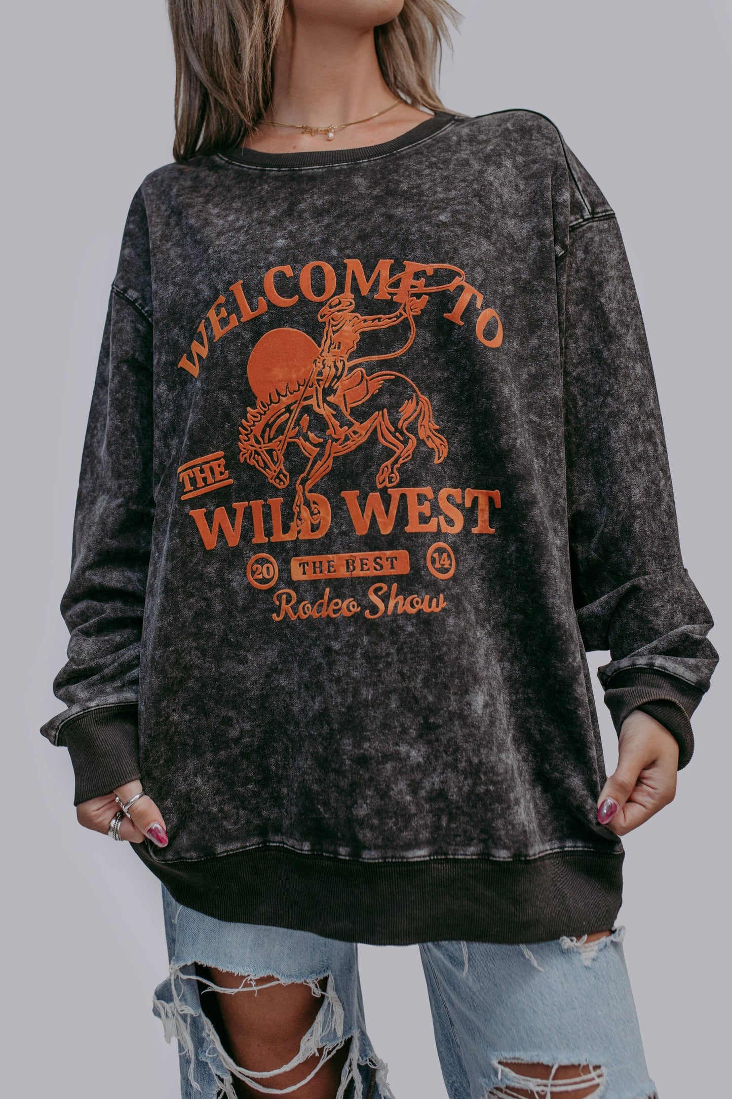 Cowboy Classic Sweatshirt: Charcoal