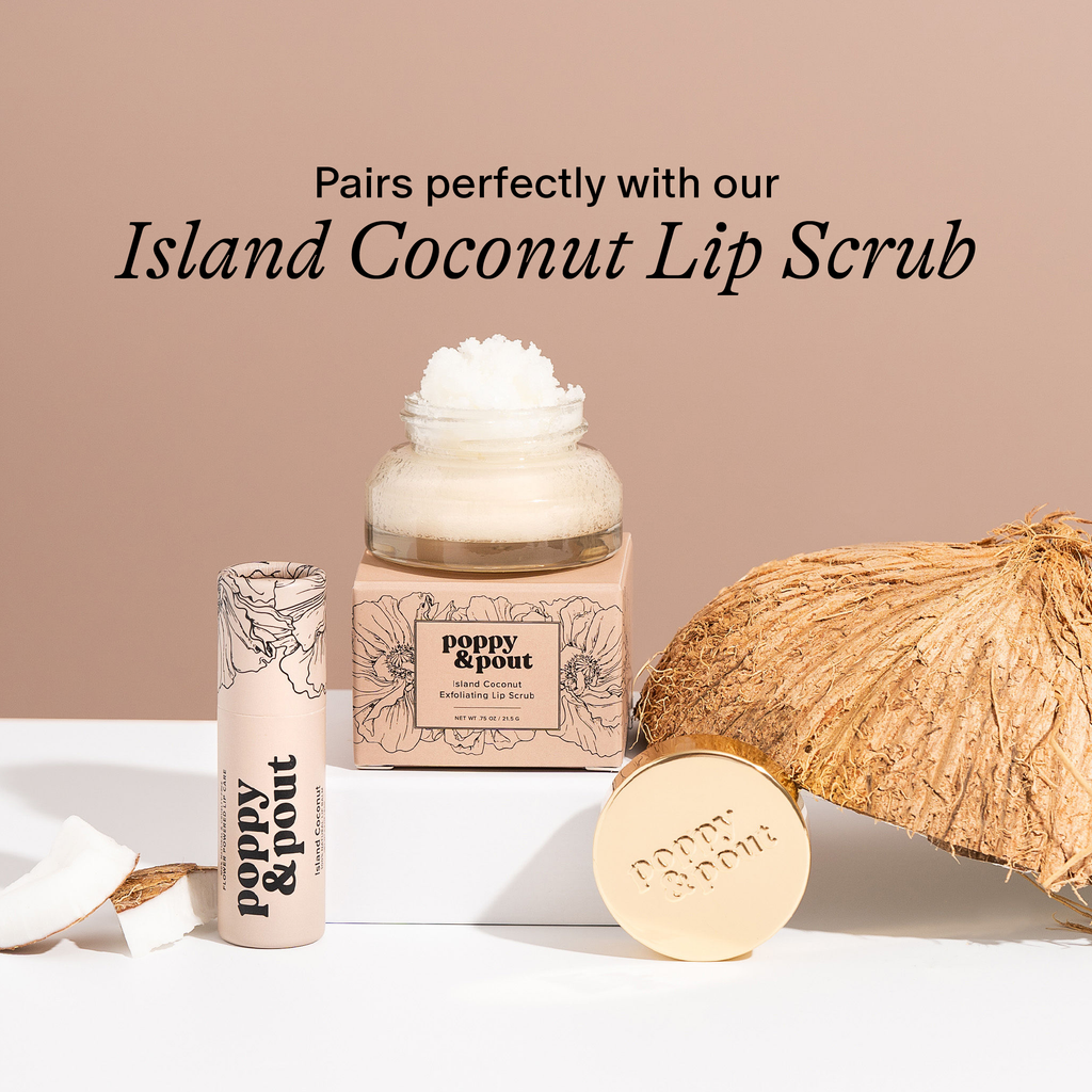 Poppy & Pout - Lip Balm, Island Coconut