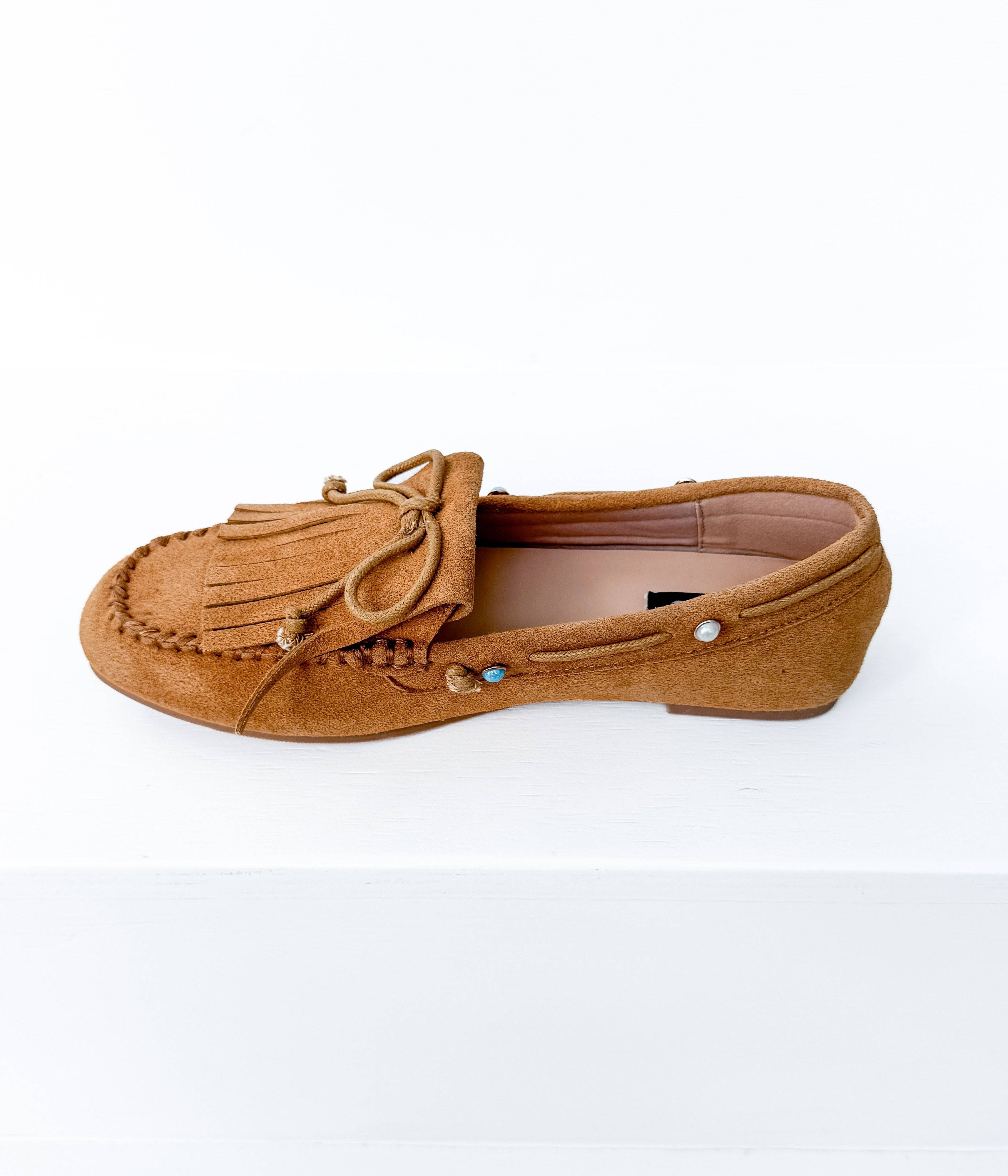 Moccasin Flats in Tan