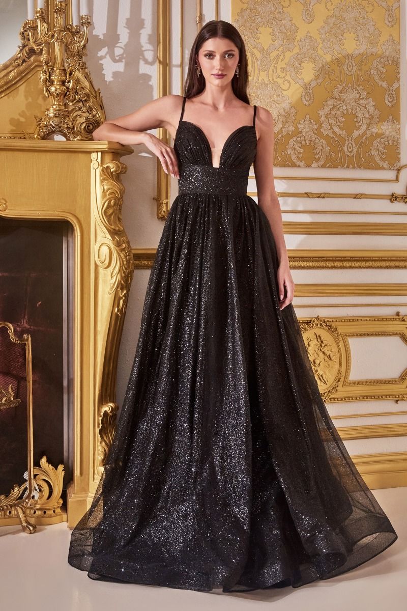 Radiant Magnificent Layered Graduation Glitter Tulle Ball Gown - CDCD996
