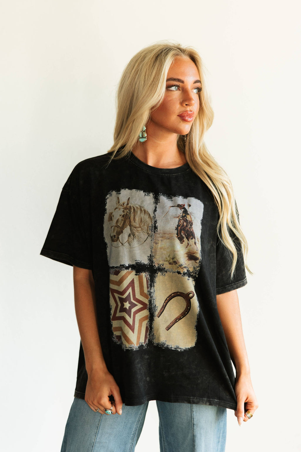 SQUARE COLLAGE GRAPHIC TEE