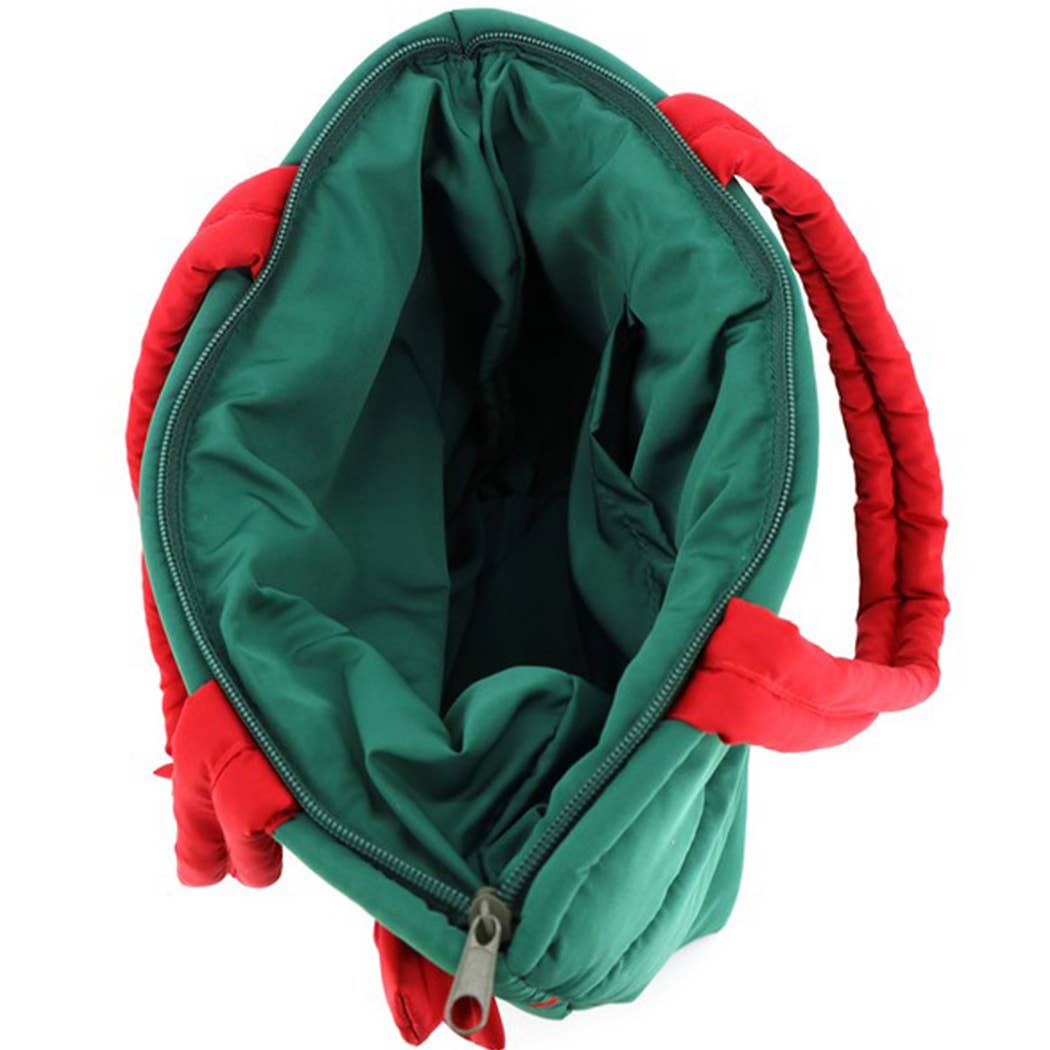 3AM BY H&D ACCESSORIES - Bow Detail Gift Box Quilted Puffer Tote