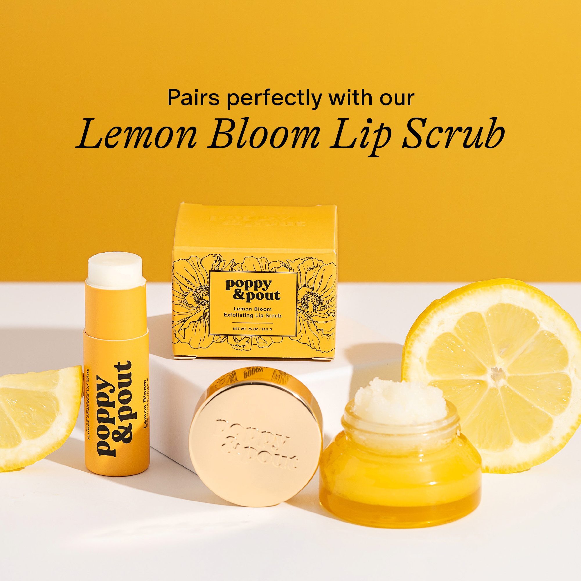 Poppy & Pout - Lip Balm, Lemon Bloom
