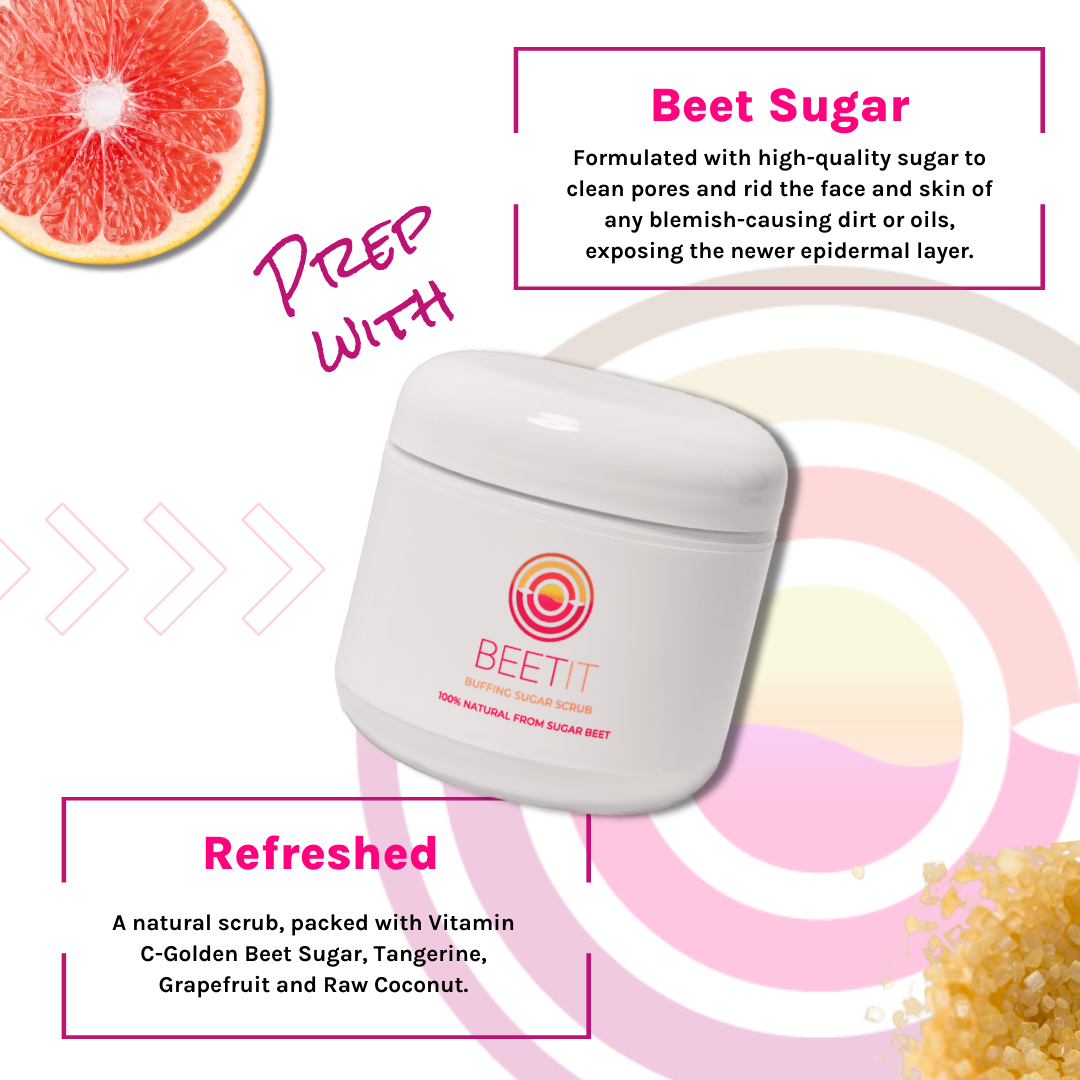 Beettan LLC - BEETIT- Buffing Sugar Exfoliating Scrub