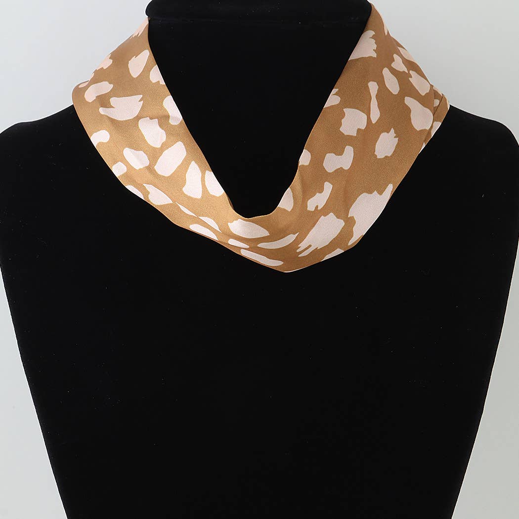 3AM BY H&D ACCESSORIES - Scarf Pearl Slider Choker Necklace