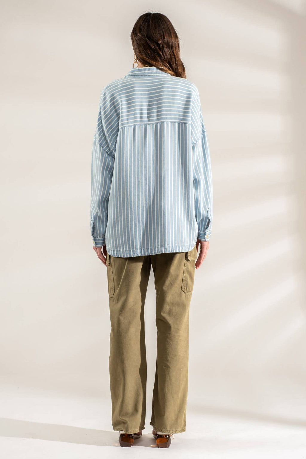 STRIPED BUTTON DOWN
