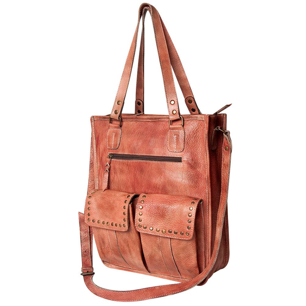 Tote Genuine Leather women bag western Bag