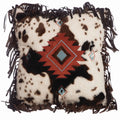 Aztec Cowhide Desert Pillow
